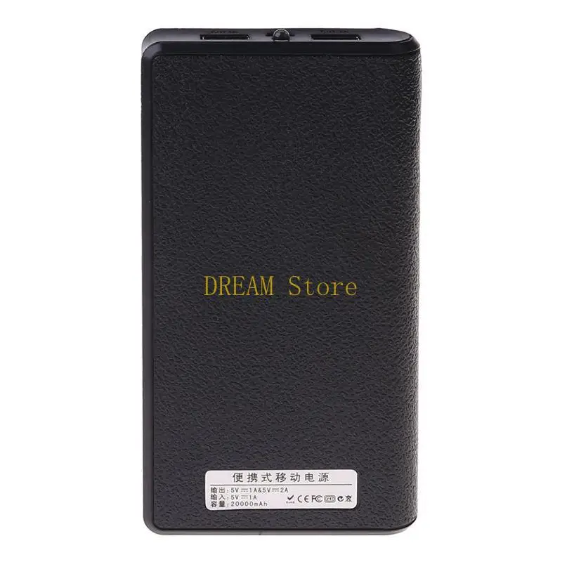 Dual USB 6x 18650 Caixa carregador bateria backup externo para capa para melhor venda