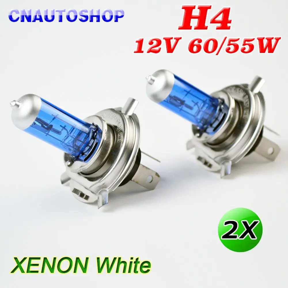 

Bulbs 5000K 60/55W Headlight Xenon Bulb Halogen Lamp H4/9003/HB2