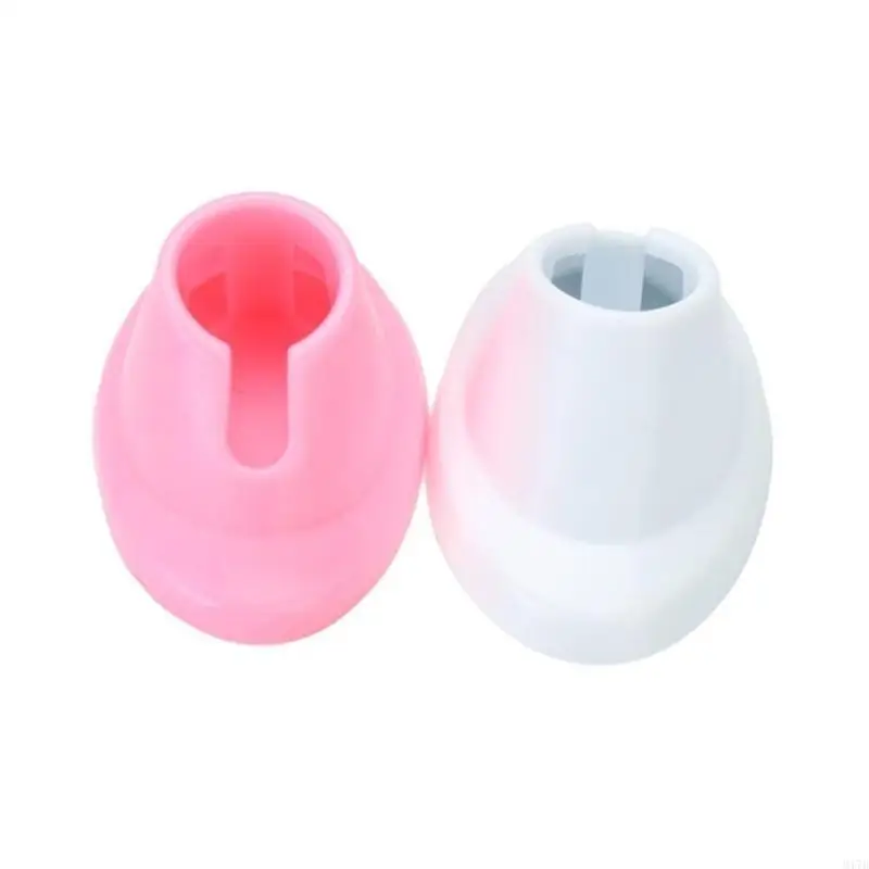 

M17D Polish Bottle Holder Pink Polish Stand and White Art Display Stand for Salon Manicure Tools Professional