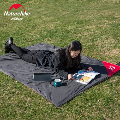 Imagen 2 del producto Naturehike-Manta de suelo para Picnic, estera para tienda de campaña, esteras de Picnic impermeables, lona portátil para acampar en la playa al aire libre, toldo con huella