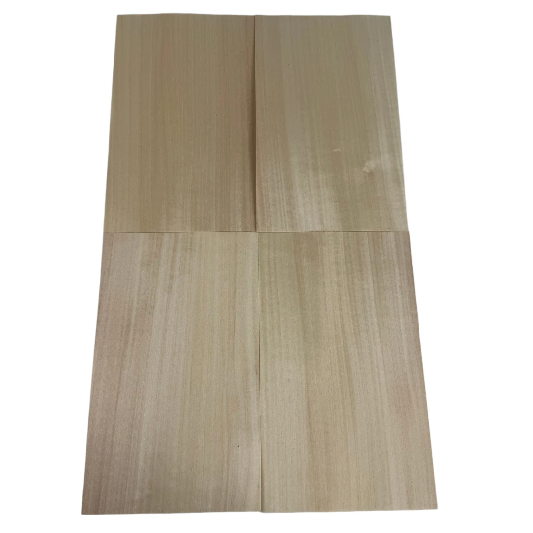 0.5mm Thick Natural Basswood Veneer Pack, for Furniture & Home Decor, Furniture Veneer, Size 25x15cm.
