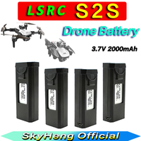 Original LSRC S2S 8K Drone Battery 3.7V 2000mAh For LS-S2S Mini Dron RC Qudcopter Battery Spare Battery Accessories Part