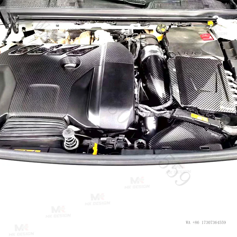 Hot Suitable for Mercedes-Benz AMG A45 CLA45 dry carbon fiber intake kit with mushroom head air filter