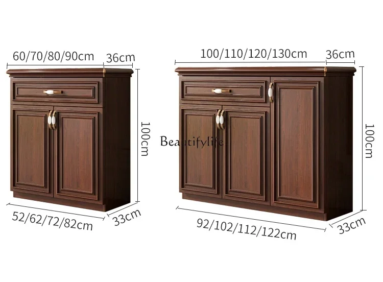 

yj32 L.All-aluminum alloy shoe cabinet, walnut outdoor balcony at home door, waterproof and sunscreen, new Chinese locker