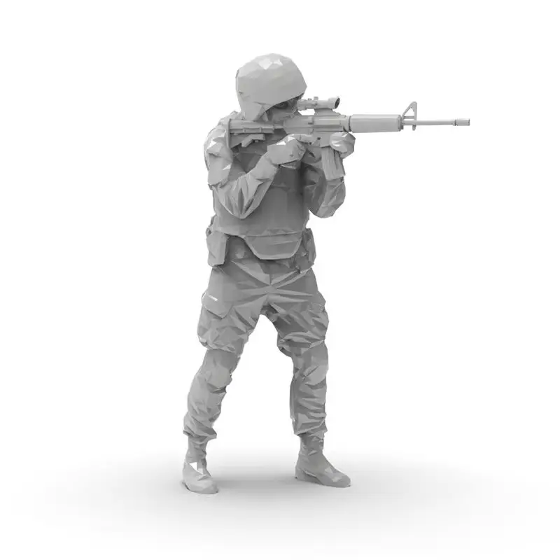 1/35 Special Forces Miniature Figurines White Model Miniature 3d Printed Models Unassembled And Unpainted Kit Hobby Crafts