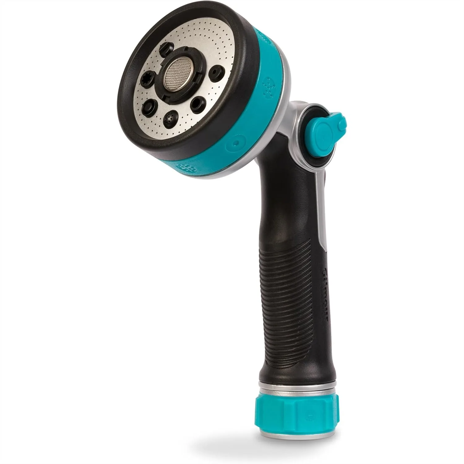 

Усиленная насадка для садового шланга с управлением одной кнопкой и 8 режимами распыления для легкого полива и ухода за газоном