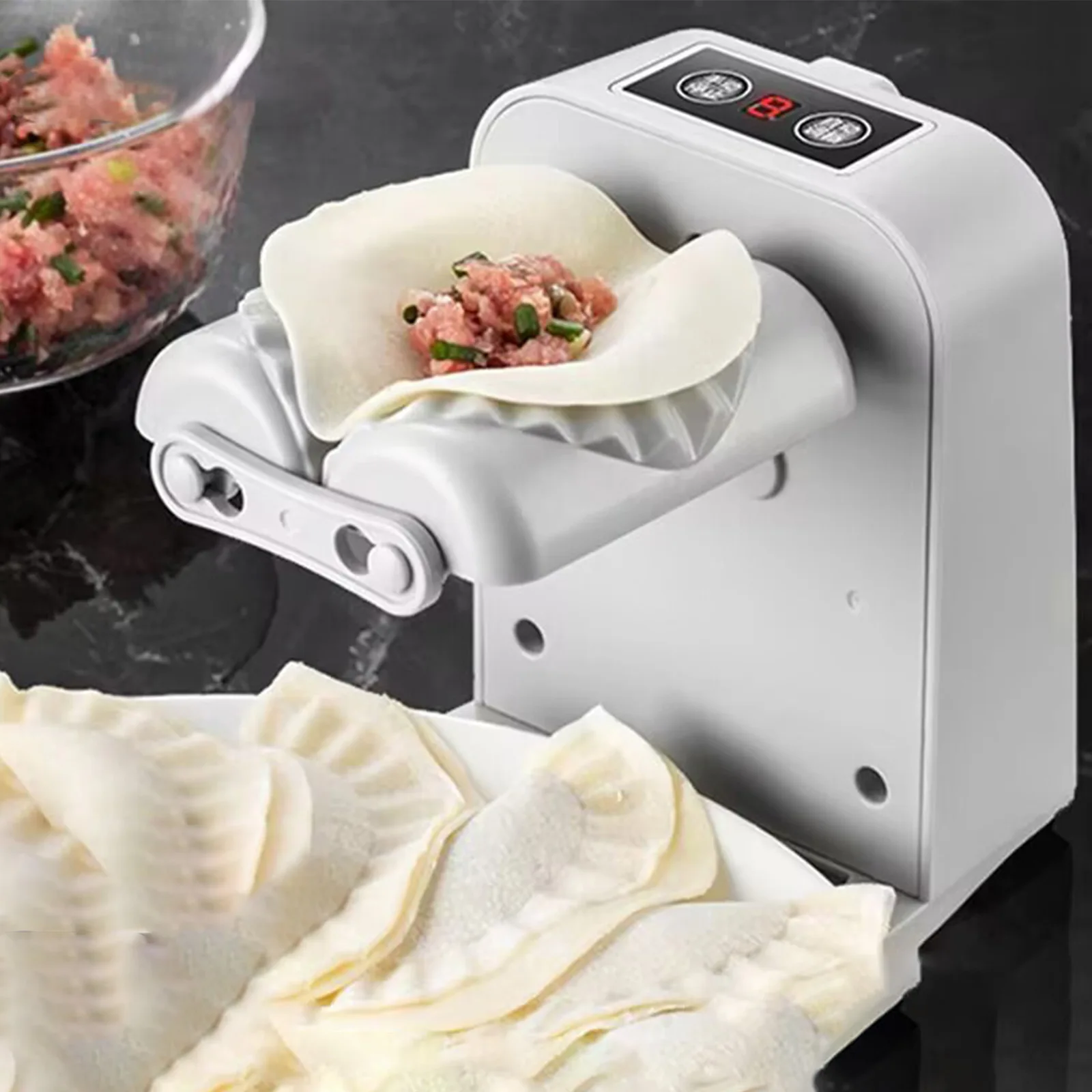 

Electric Ravioli Shaper Automatic Dumpling Maker Dumpling Maker Ravioli Mould Dumpling Machine Dumpling Moulds Ravioli Ma