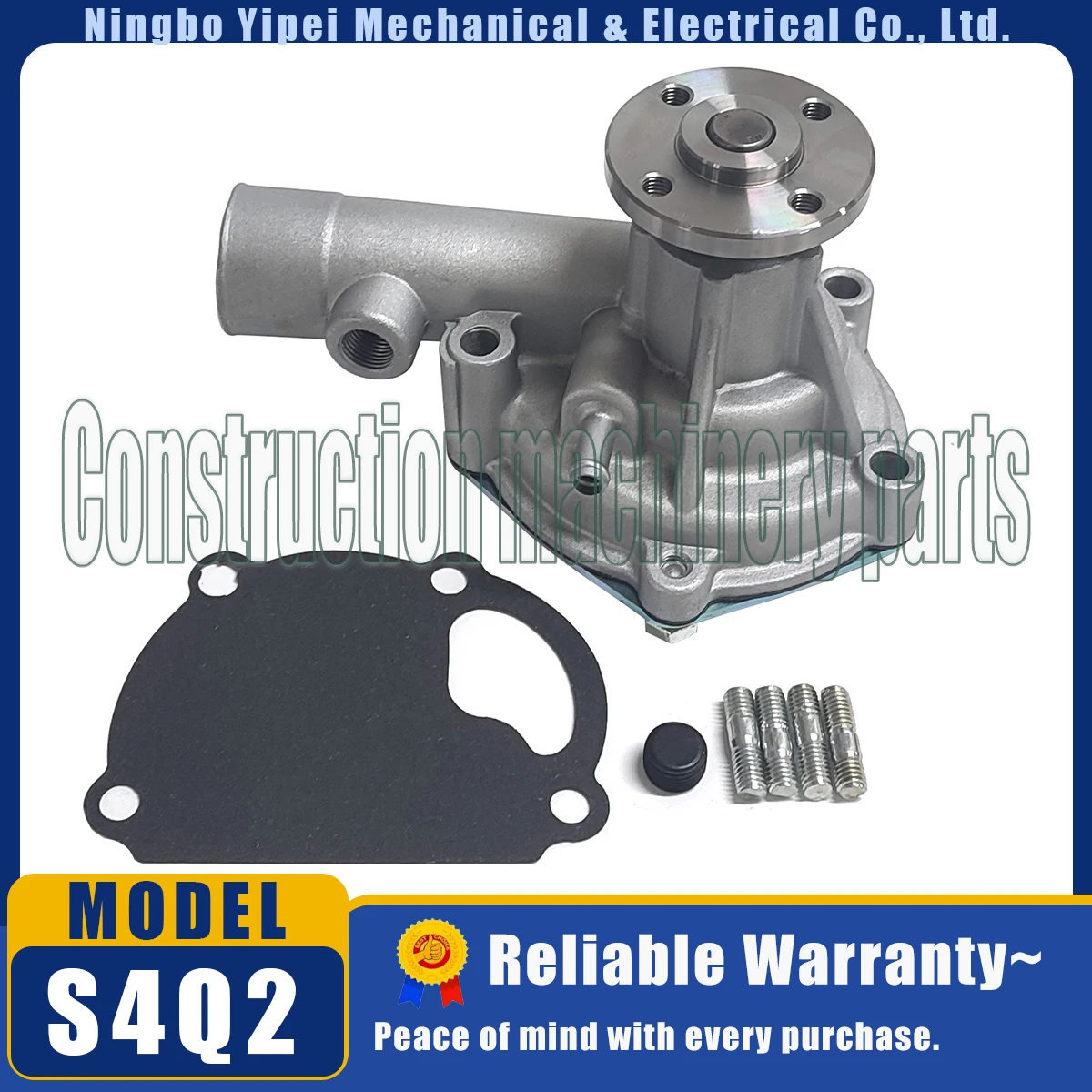 32C45-00022 S4Q2 Water pump for Mitsubishi S4Q S4Q2 Forklift Excavators Skid Loader Engine