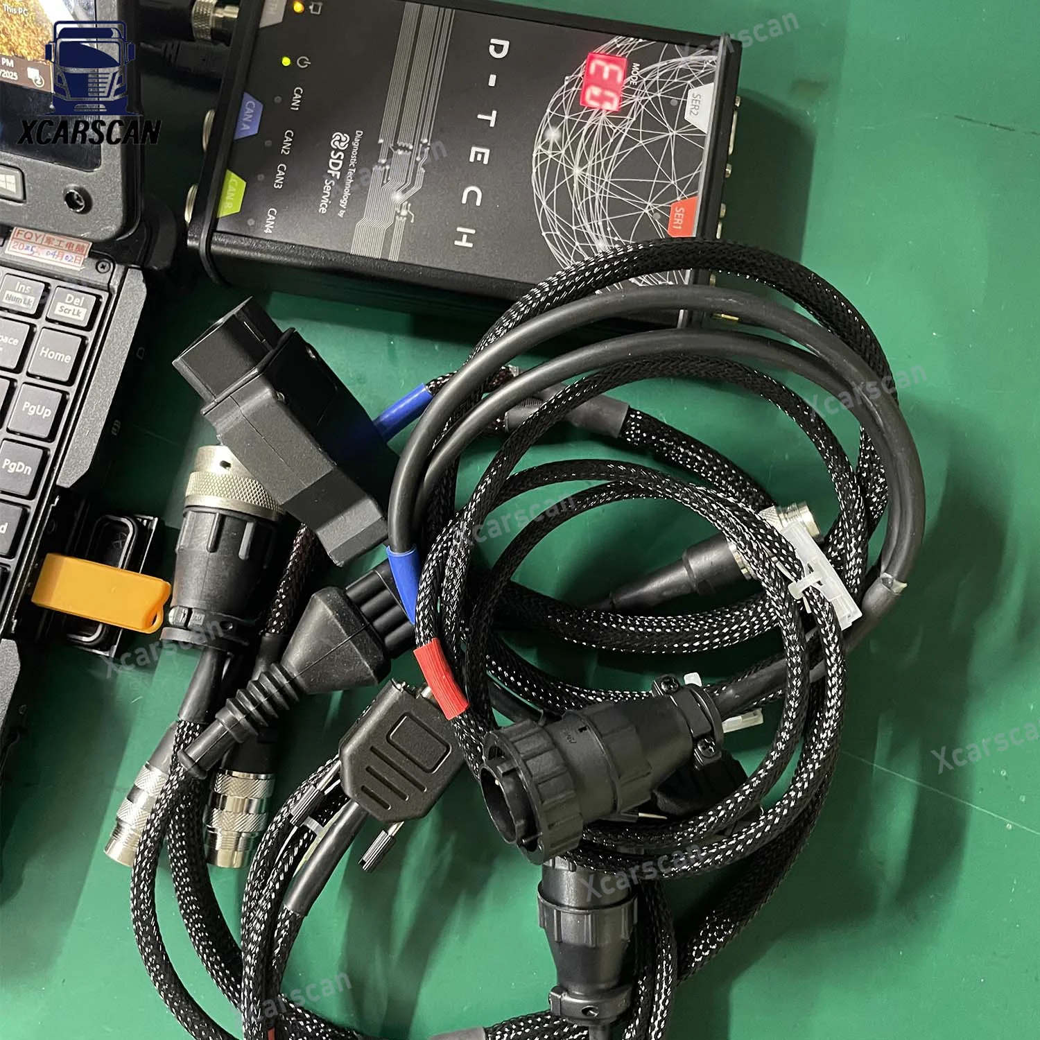 2025 For Deutz SerDia 4.0 Diagnostic Tool with SDF D-Tech 1.0 Interface for Truck ECU Programming