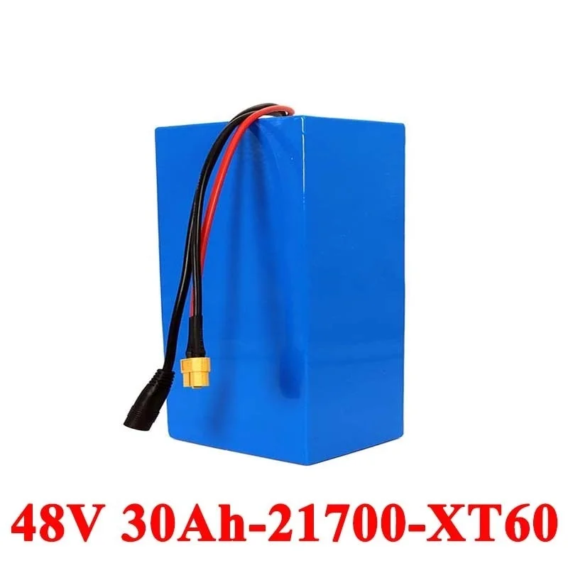 To VariCore 48V 30Ah 21700 13S6P Lithium ion battery Scooter Battery 54.2v 30000mah Electric Bike Battery with BMS Protection