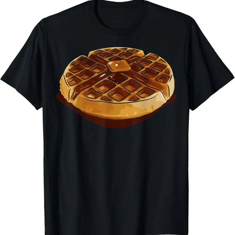 Breakfast Belgian Waffle Syrup Brunch Apparel T Shirt