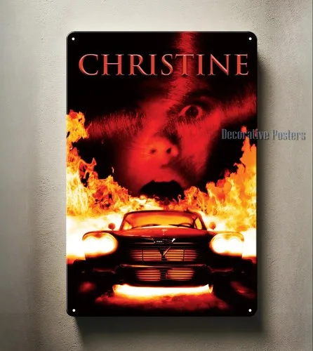 John Carpenter Christine Movie Metal Poster -Collectable Sign- 20x30cm,   
