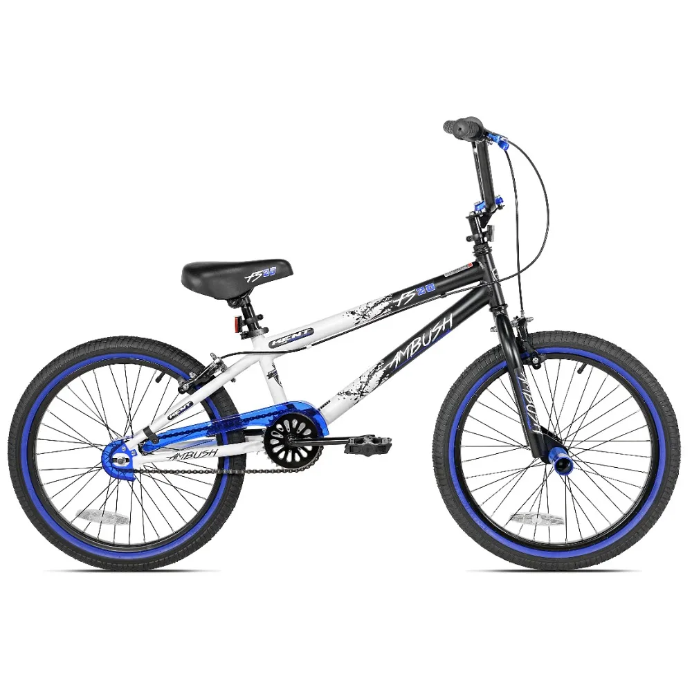 

Велосипед Kent Ambush BMX, колеса 20 дюймов, молодежный возраст 7–14 лет, синий НОВЫЙ