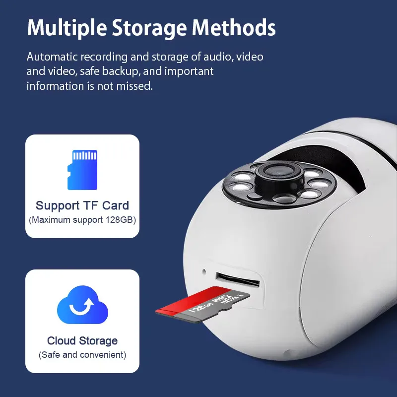 1080P Bulb Surveillance Camera 360° WiFi Anti-theft Outdoor Indoor Security Monitor Night Vision Audio Security IP Cam