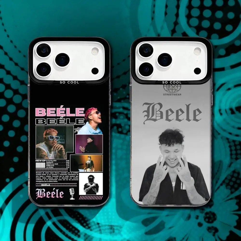 حافظة هاتف Rapper B-BEELE Tour 2025 لهواتف iPhone 17,16,15,14,13,12,X,8,Pro,Max,Plus,SE4,Air, Mini HD Black IMD Matte