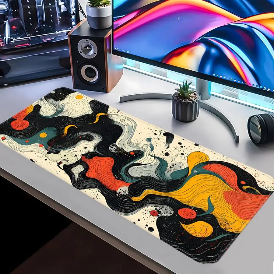 Abstract Art Splash Mouse Pad office Pad Computer Laptop Pad Keyboard Mouse Pad Game Console Pad Desk accessories Waterproof