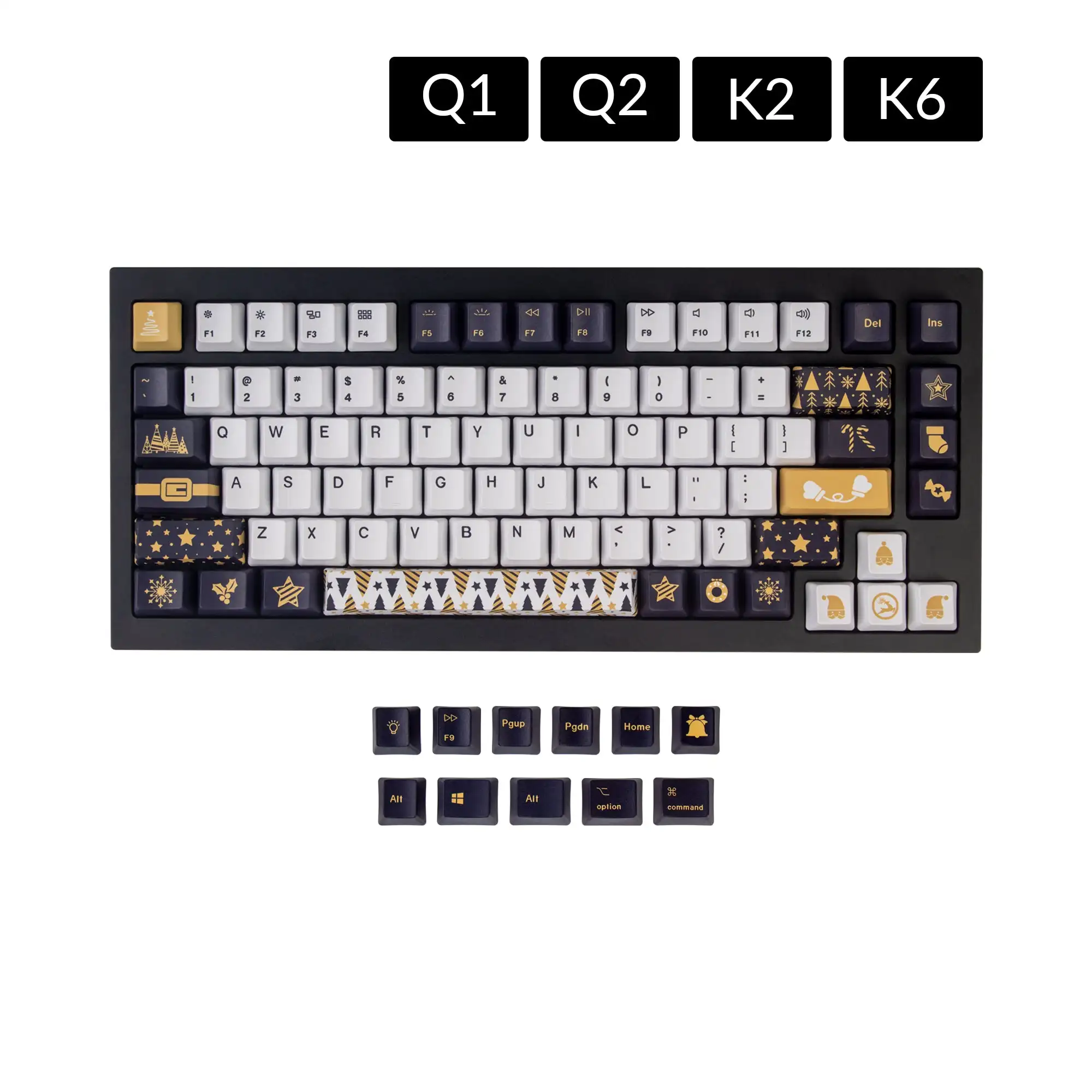 OEM Dye-Sub PBT Keycap Set - Christmas Gift for Custom Mechanical Keyboard