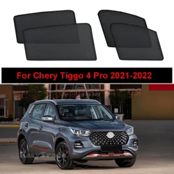 Per Chery Tiggo 4 Pro 2021-2022 Auto anteriore e posteriore Windows parasole magnetico finestrino laterale dell'auto tende a rete copertura della visiera parasole