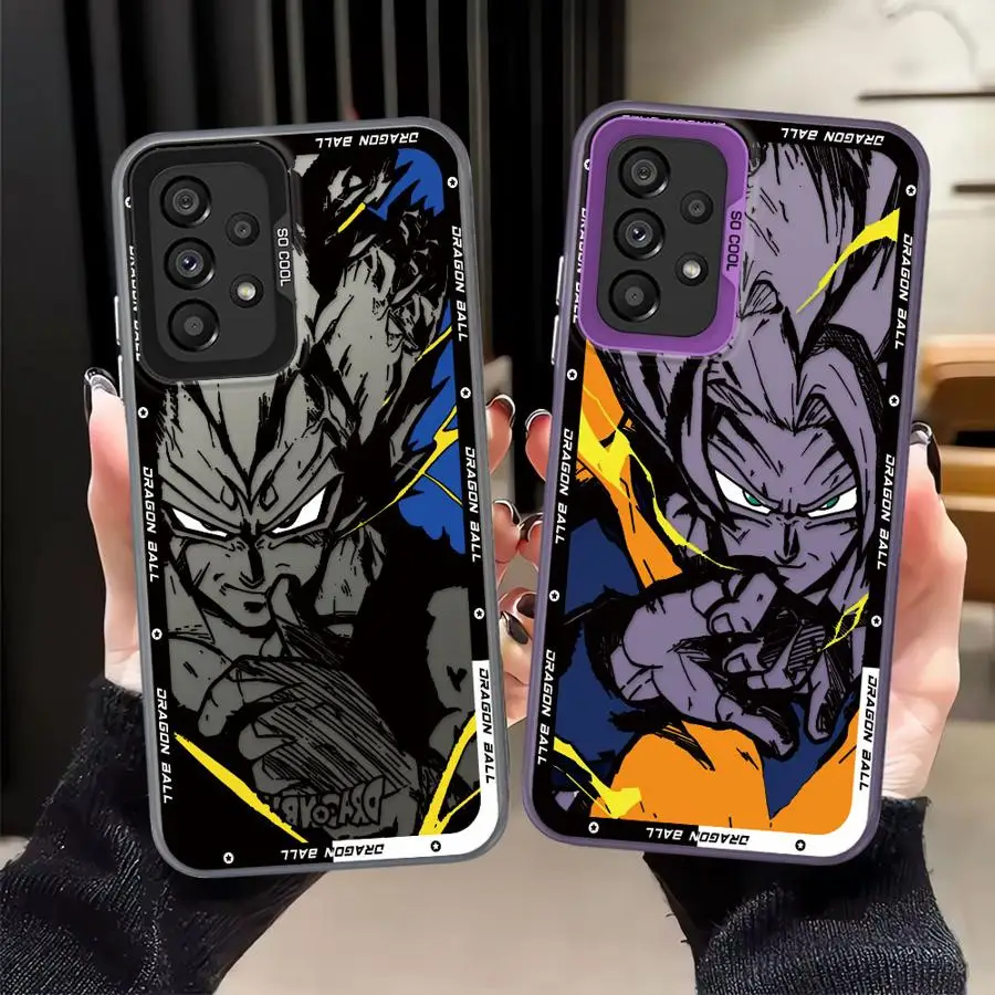 اليابان أنيمي DBZ حافظة رائعة لسامسونج غالاكسي A35 A26 A31 A17 A20s A24 A25 A21s A23 A15 A16 A11 A12 A32 A34 A36 A13 A14 عودة