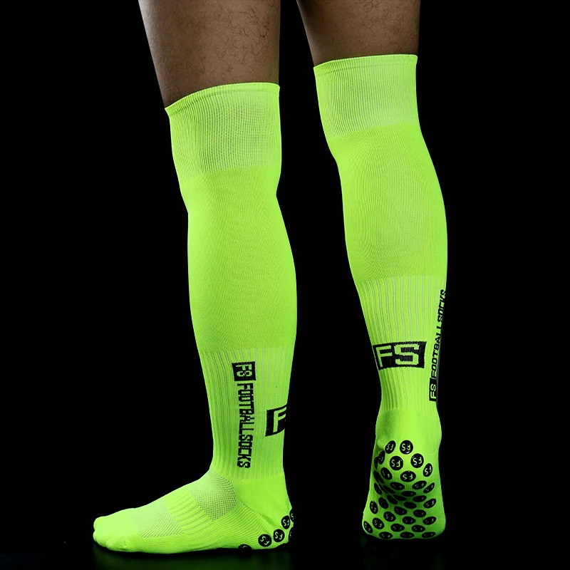 Neue lange FS-Fußballsocken für Herren und Damen, Sport, rund, Silikon, rutschfester Griff, Fußballsocken – Detail 9