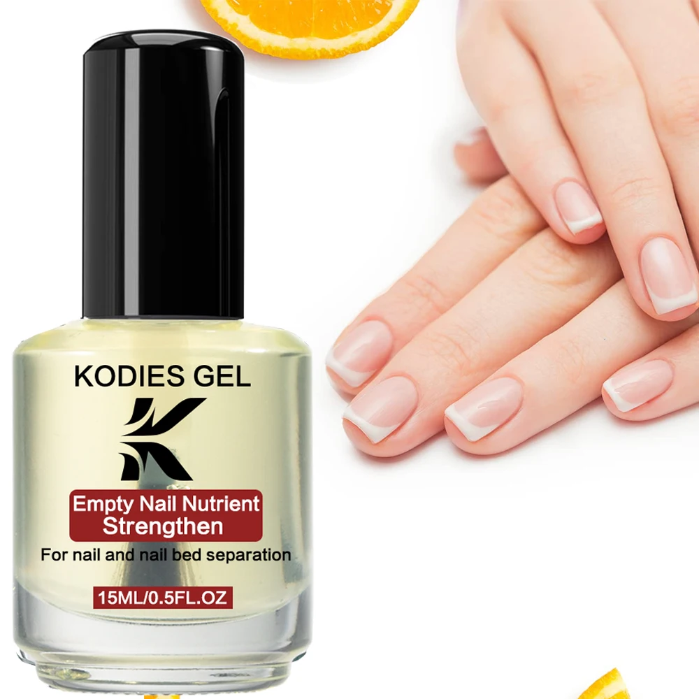 KODIES GEL siero per la riparazione delle unghie rinforzante per unghie olio nutriente per cuticole Intensive Naisl Growth vitamina B liquido per la cura del Manicure