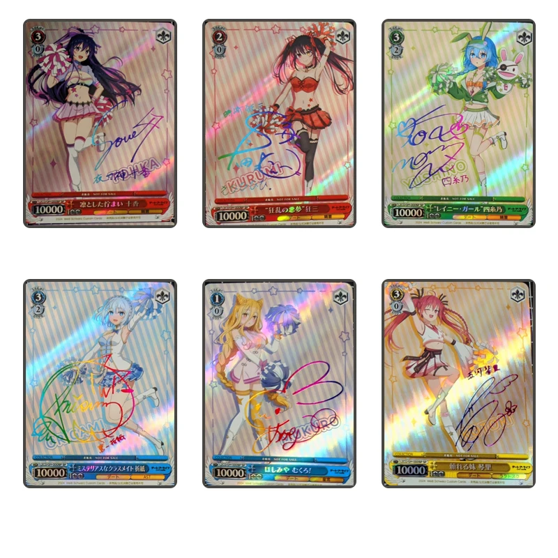 Goddess Story DIY Zones Emade Card, Anime Rick Yatogami Tohka Yatogami Tenka to Collecemballages Card, Christmas, Birthday Gift