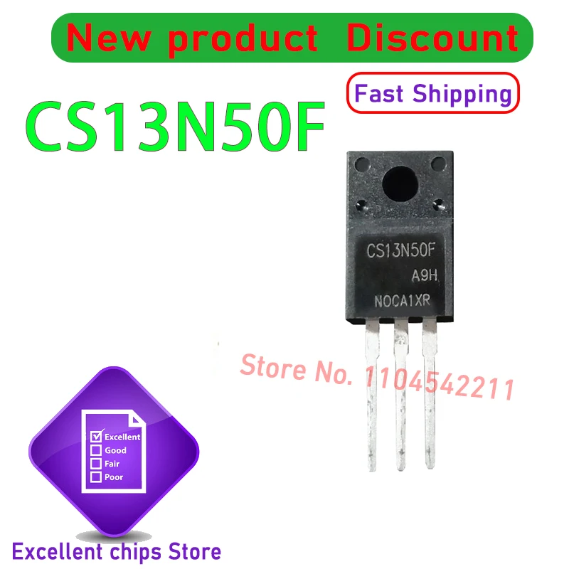 5PCS CS12N60F CS12N65F CS13N50F CS15N50F CS18N50F CS2N60F CS2N65F CS20N65F CS20N60F CS3N80F CS3N90F CS4N60F TO-220F