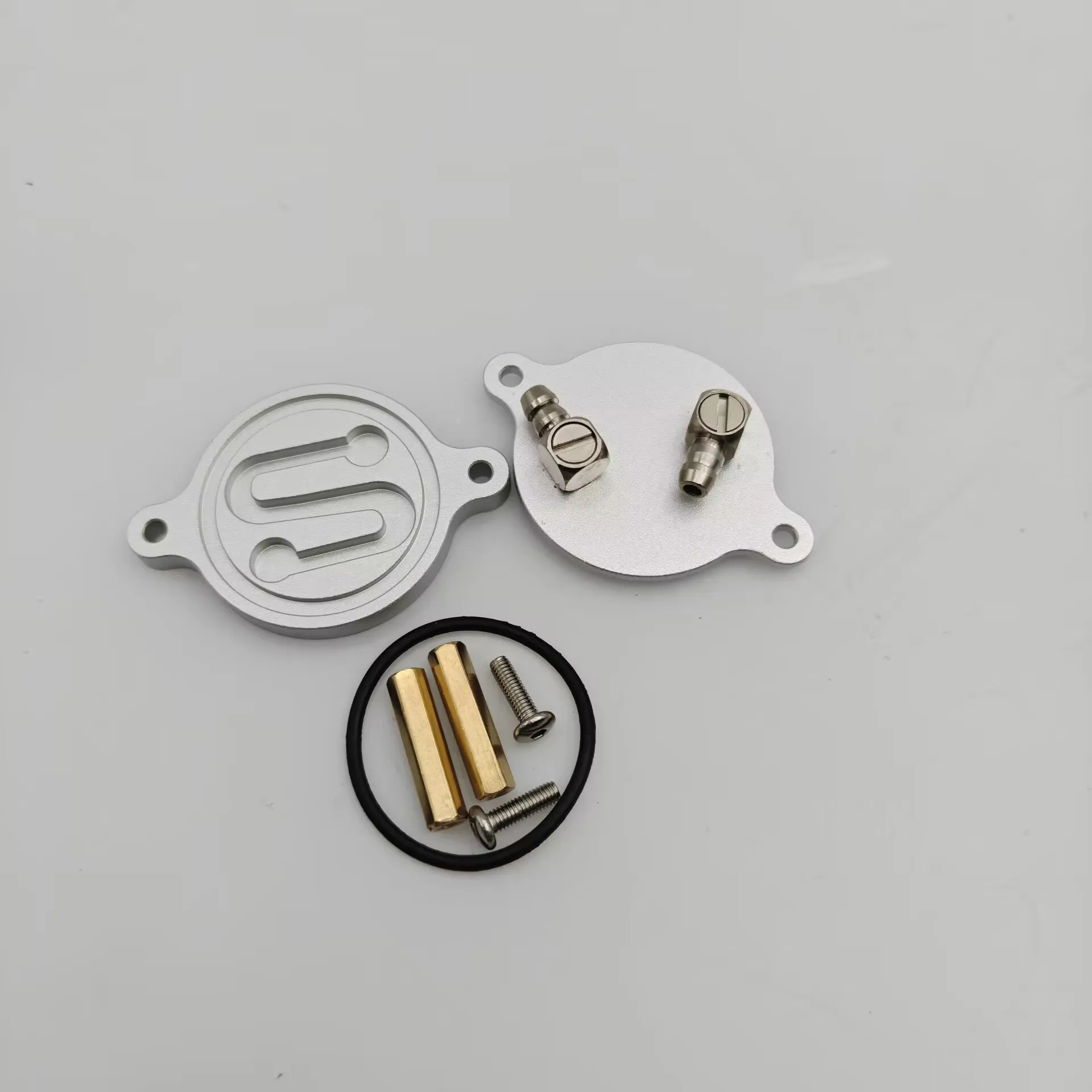 

Vz-HextrudORT WaterCool Block Aluminum CNC NEMA14 36 Pancake Stepper Motor Water cooling Plate water cooler plate