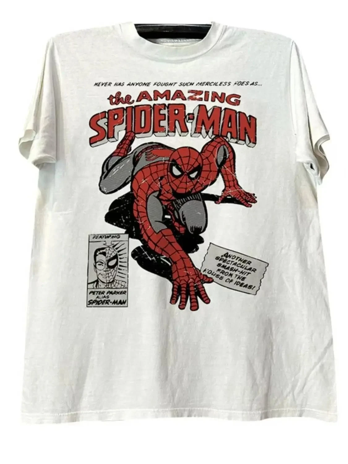 2025 جديد الرجل العنكبوت مارفل بطل الرجل العنكبوت الخيال العلمي فيلم قمصان قصيرة الأكمام النساء تي شيرت OS نمط الملمس الاطفال تي شيرت