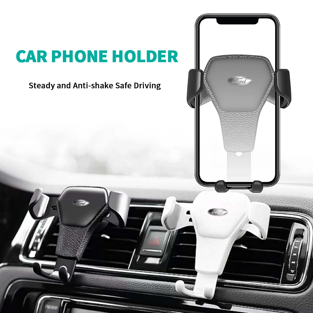 

1 шт. автомобильный держатель для мобильного телефона, кронштейн для крепления на воздуховод для Ford Focus, Fiesta, EcoSport, Escort, Ranger, Fusion, Mustang, Mondeo, Edge, Shelby