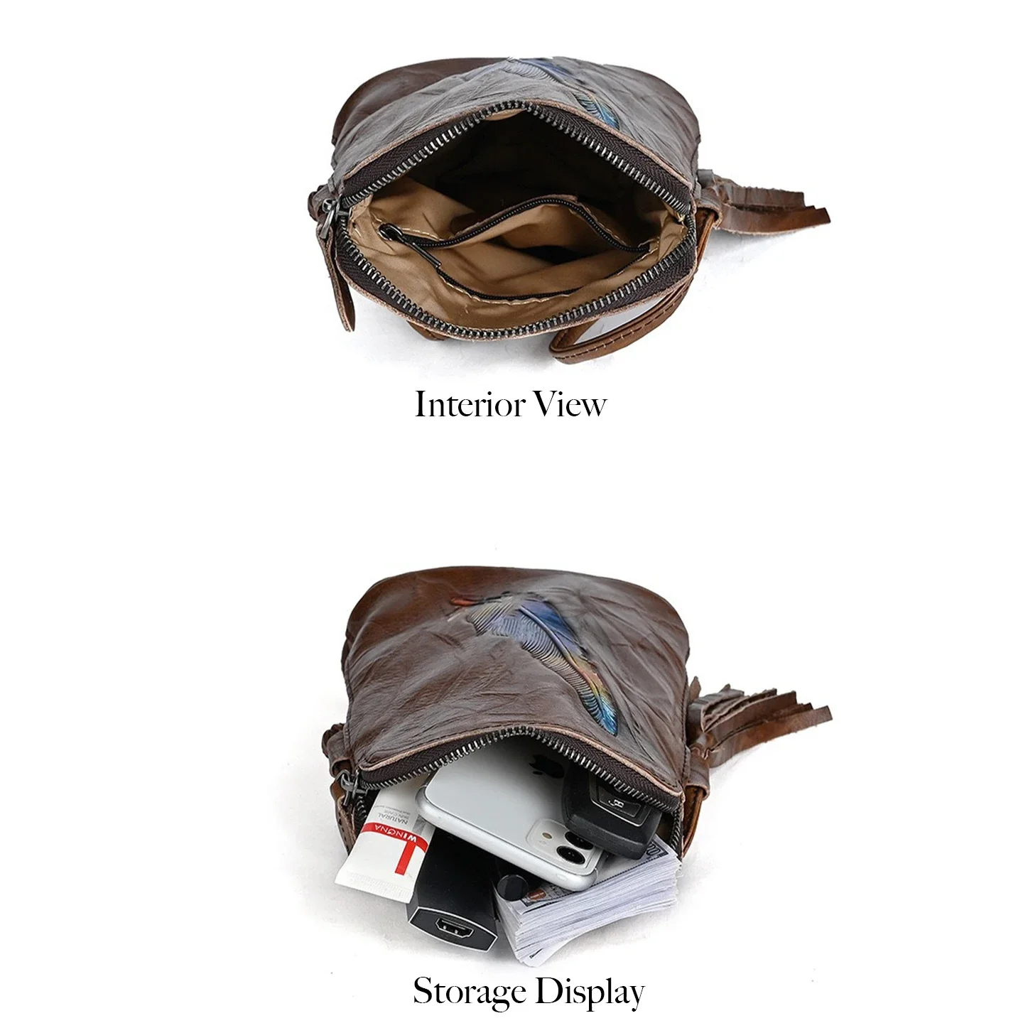 Women Mini Genuine Cowhide Crossbody Shoulder Bag High End Original Designer Small Purse Daily Bag For Phone Lipstick Keys Bags view 4