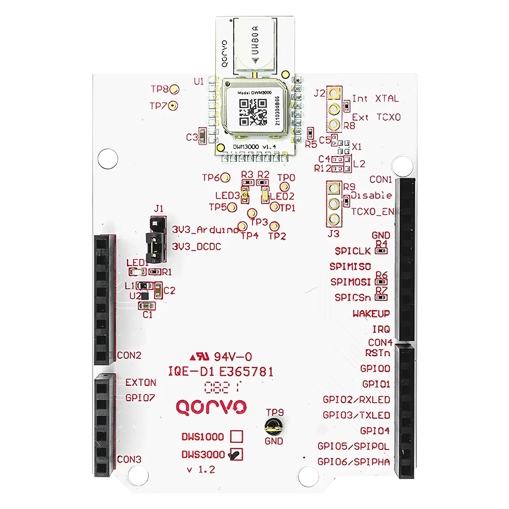 For DWM3000EVB Decawave DWM3000EVB Ultra Wideband Module IEEE802.15.4z Real Time Location Asset Tracking Sensor Board