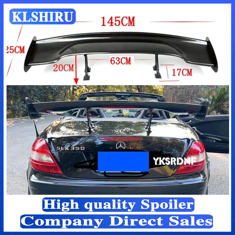 For Mercedes R171 R172 ABS Plastic Unpainted Rear Spoiler Wing for Benz SLK Class 2006- 2013 SLK200 SLK280 SLK300 SLK350