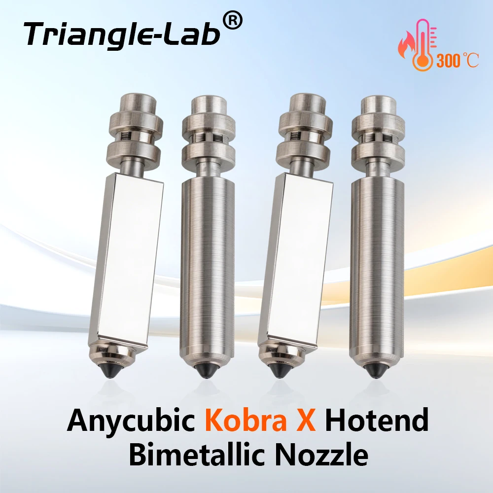 Trianglelab® For Anycubic Kobra X Combo Quick Swap Bimetallic Nozzle 0.25mm/0.4mm/0.6mm Upgraded High Temperature Resistance
