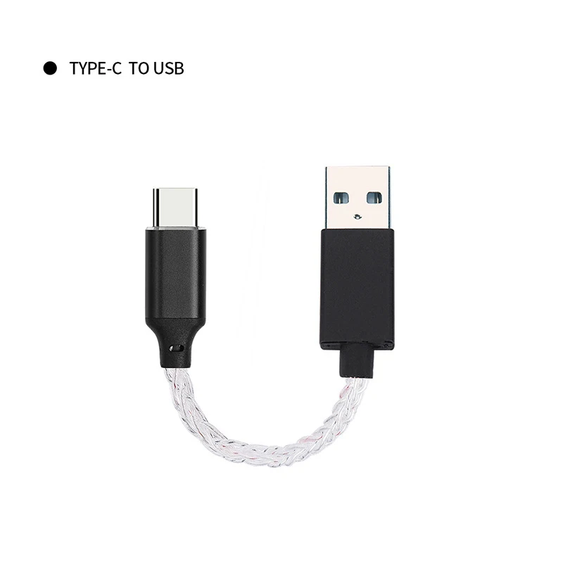 USB Type C To Type C DAC Hifi Adapter Earphone Amplifie Digital Decoder AUX Audio Cable Converter Android OTG Adapter Cable