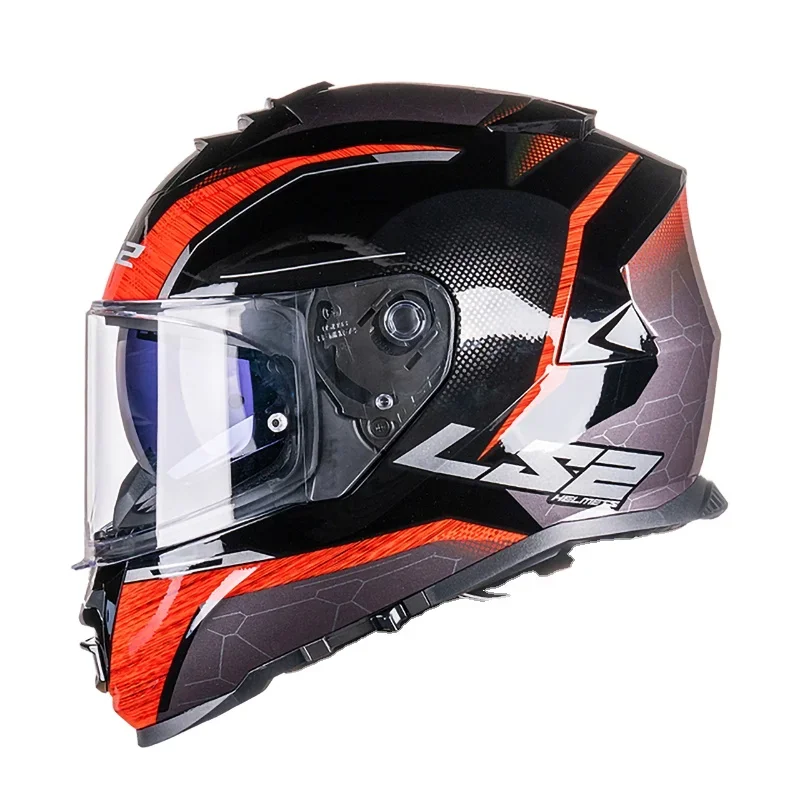 Original LS2 FF800 Motorcycle Helmet Ls2 STORM Full Face Helmet KPA Material Casco Moto Capacete With Fog-free System