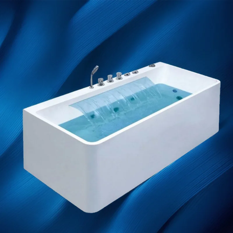 

Ванна-джакузи для виллы с функцией гидромассажа и поддержанием постоянной температуры, акриловая, для домашнего использования, товары для спа