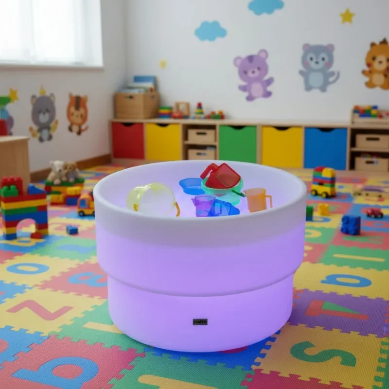 Children's sensory mood water table - suitable for outdoor and bedroom use, made of plastic