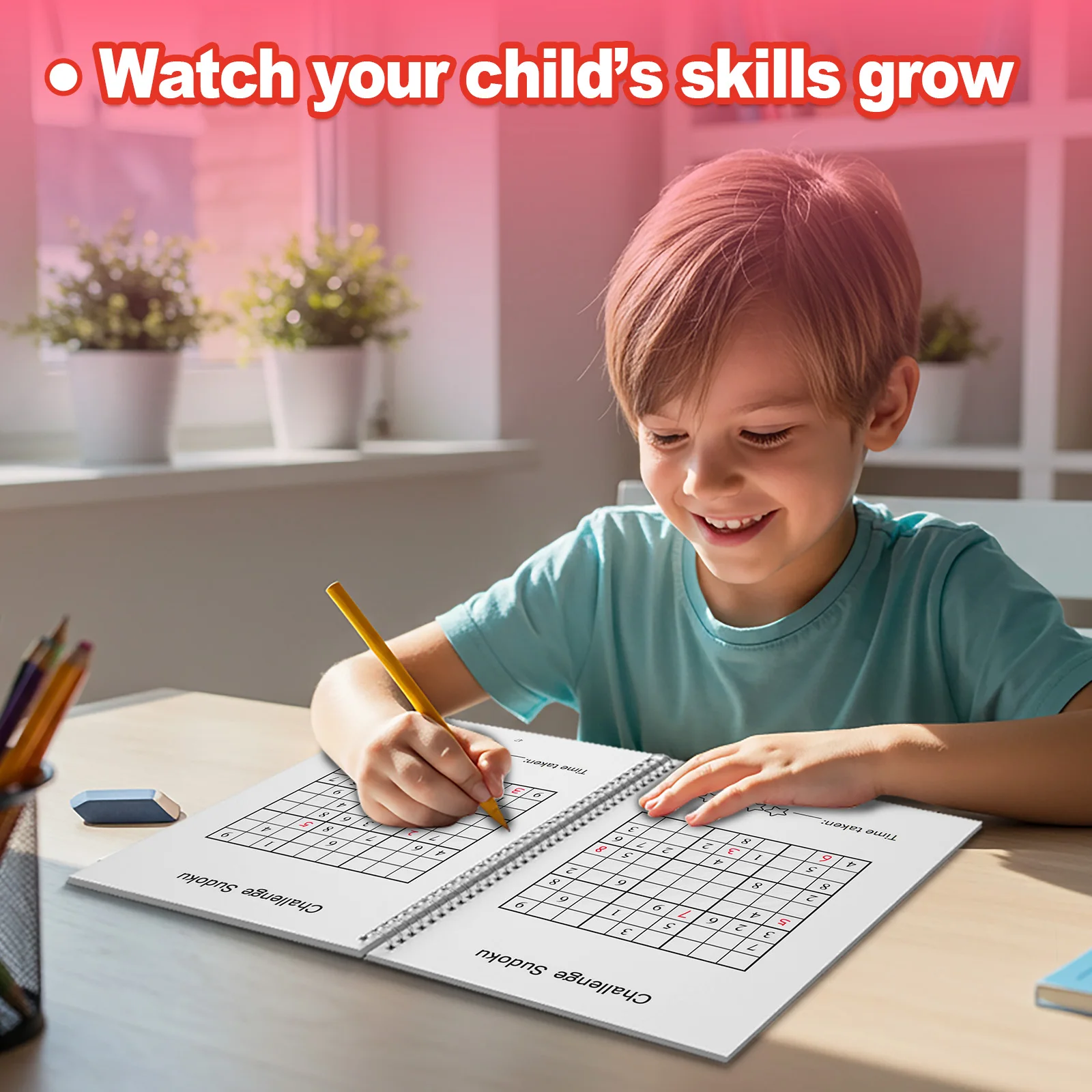 Sudoku Puzzle Book for Smart Kids | Fun Logic Games to Boost Focus, Thinking & Problem-Solving