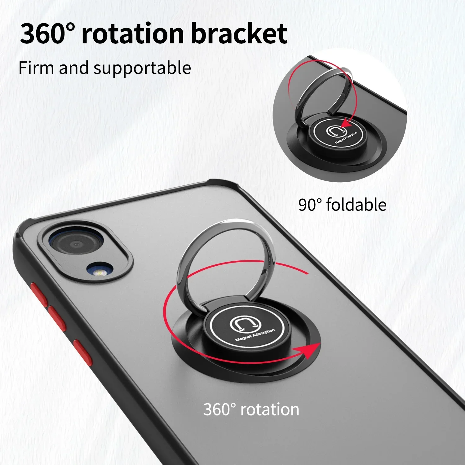 Coque magnétique avec rotation à 360 degrés pour Samsung Galaxy A03, A01 Core/A02/A03 A03S