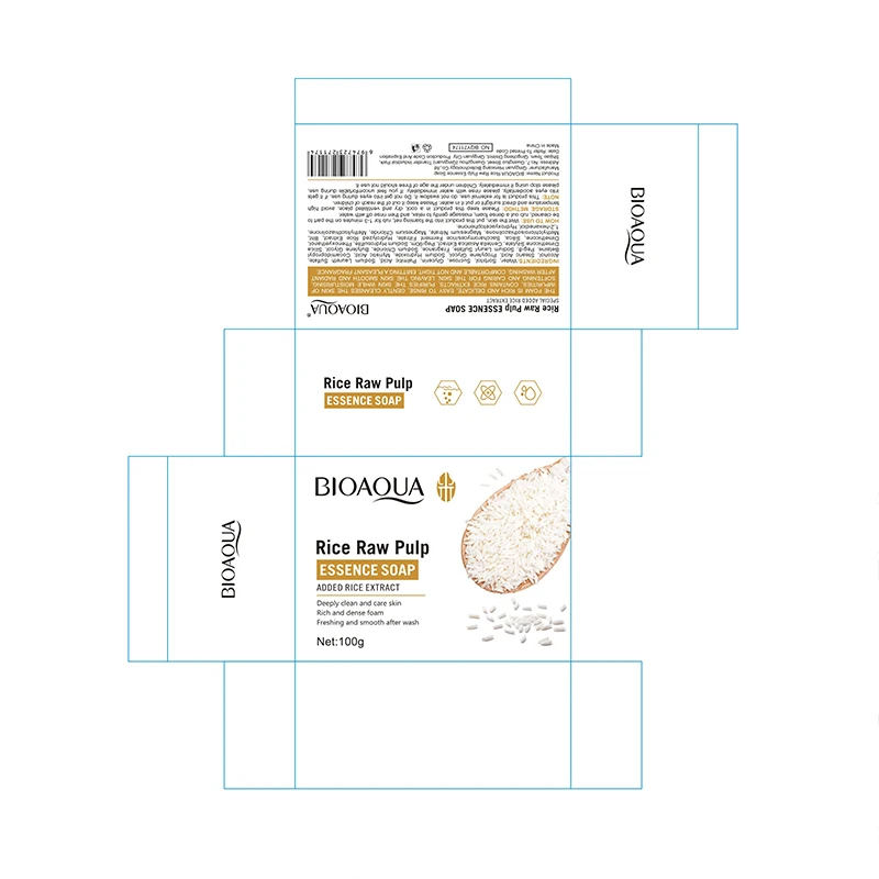 

Rice Plasma Soap, Face & Bath Soap, Essential Oil Handmade Hydrating Soap, Oil Control, & Moisturizing & Shower Bath Y1F2