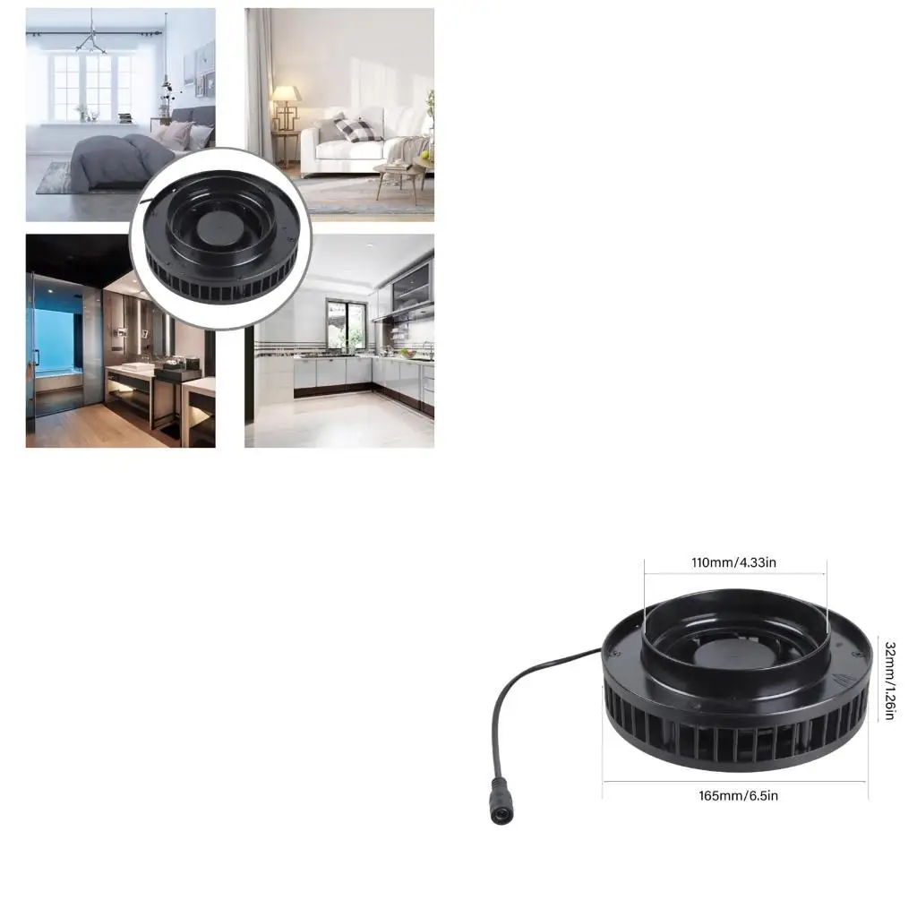 

652F Сильный веерок потока ветерки 12 В 430 см. 2500 об / мин скоростной двигатель универсальный встроенный вентилятор протока