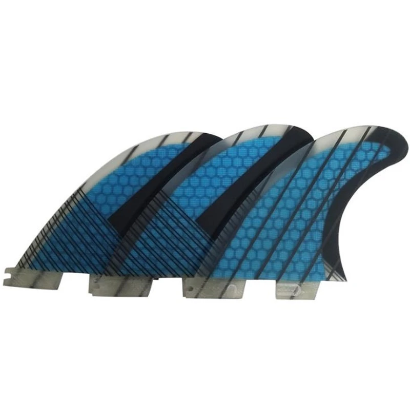 

G5 Surfing Fin Three-Piece Surfboard Accessories Honeycomb Rudder Suitable for FCS2 Surfboard Base