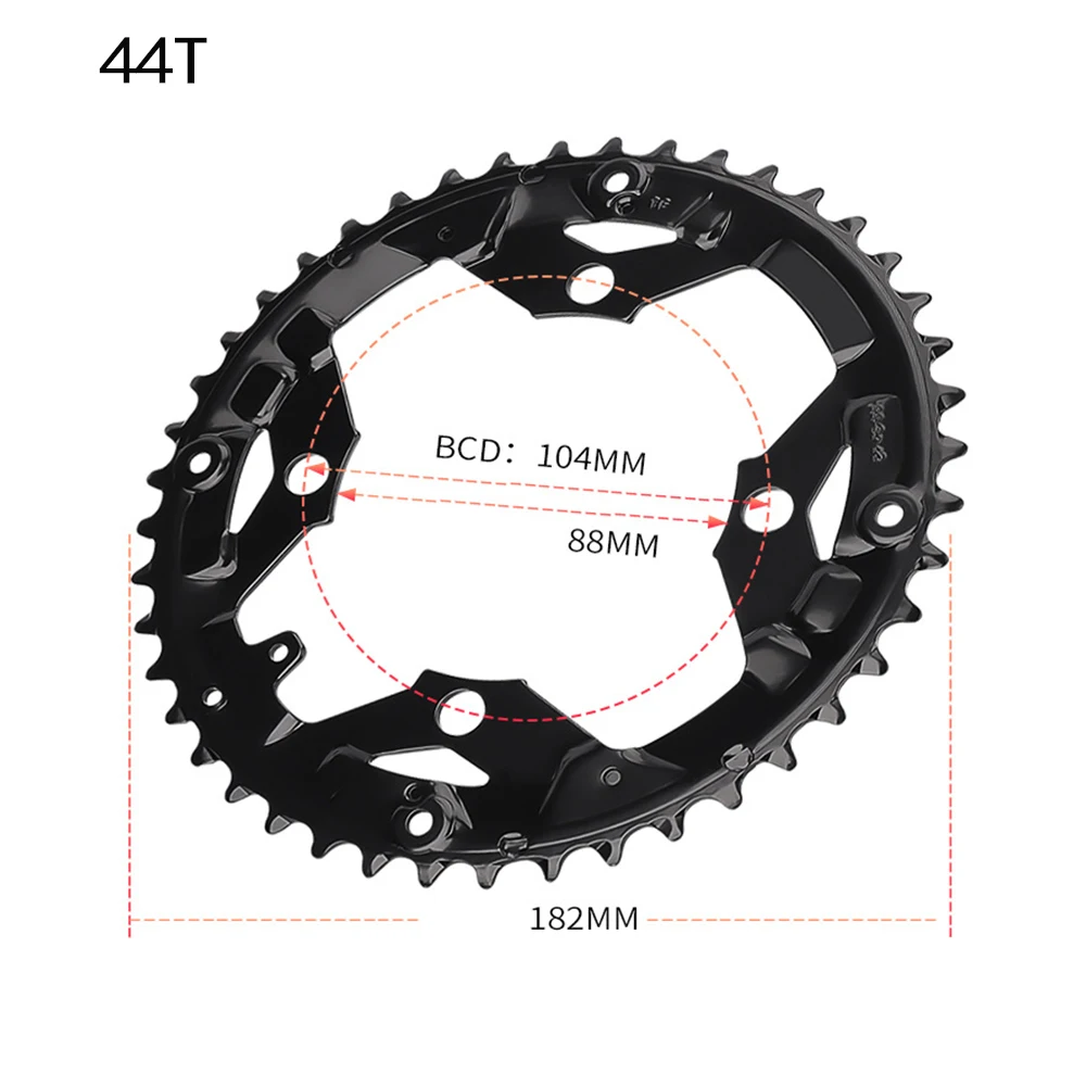 

Mountain bike chainring 44T bicycle chainring repair compatible For Shimano chainring