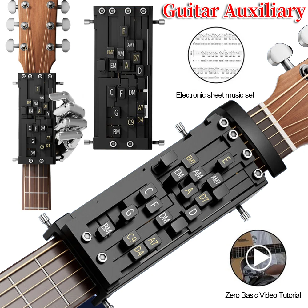 Guitar Chord Helper Guitar Learning Tools Guitar Chord Trainer Guitar Aid Chord Tool Guitar Accessories for Beginners