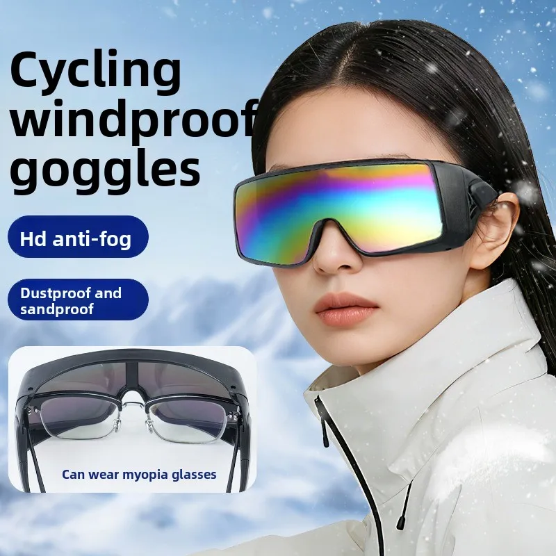 Sports Cycling Goggles Fashion Bee Proof UV Protection Unisex Fit Over Glasses Hiking Mountaineering Outdoor Eyewear Anti Fog