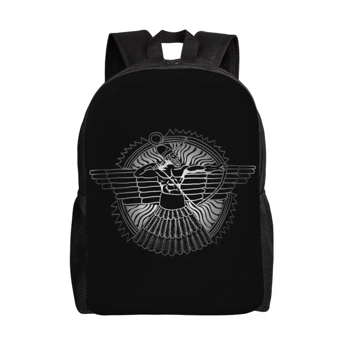 

Personalized Assyrian Suryoyo Flag Backpacks Women Men Casual Bookbag for College School Aram Ancient Bags
