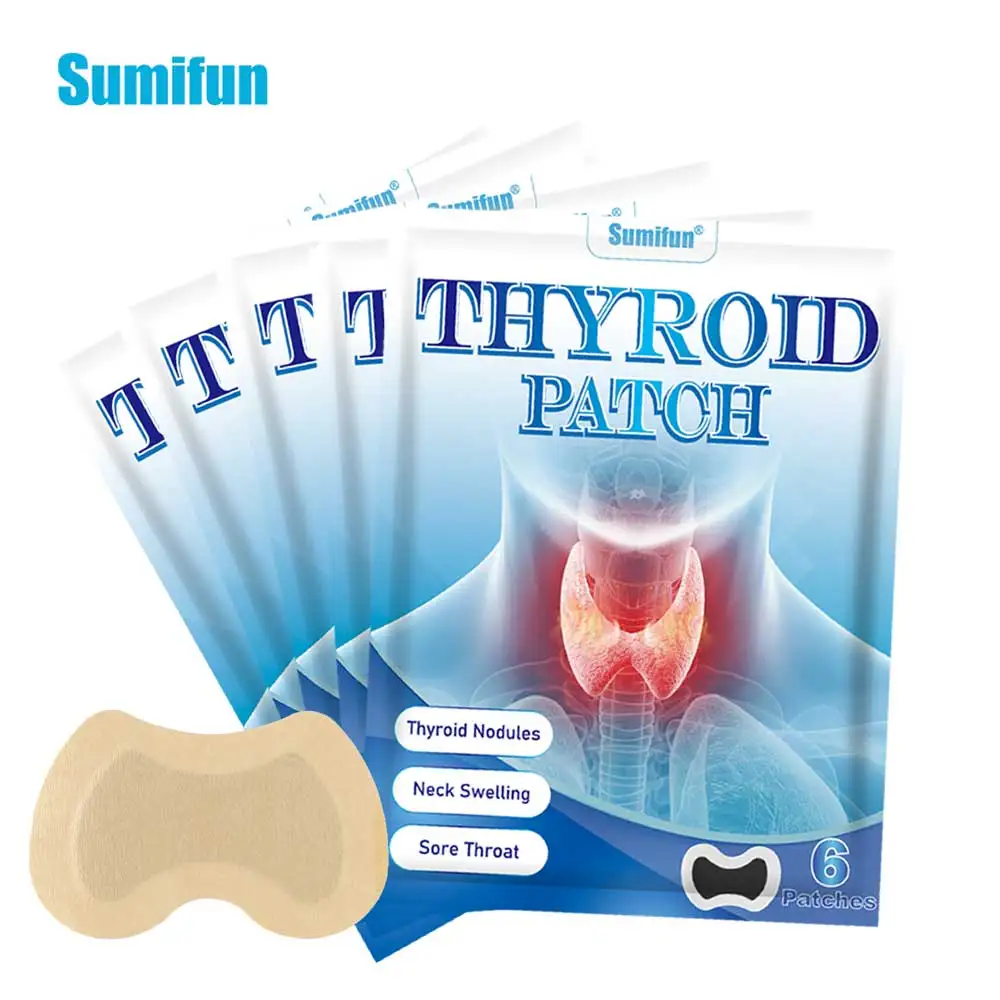 

6/24/48/60pcs Sumifun Thyroid Gland Patch Treat Thyroid Nodule Sticker Neck Lymph Node Sore Throat Goiter Relief Medical Plaster