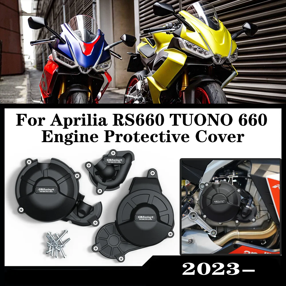 For Aprilia RS660 RS 660 Tuono 660 2023 2024 2025 Motorcycle Engine Protective Cover Guard Protector Fall Protection Cover