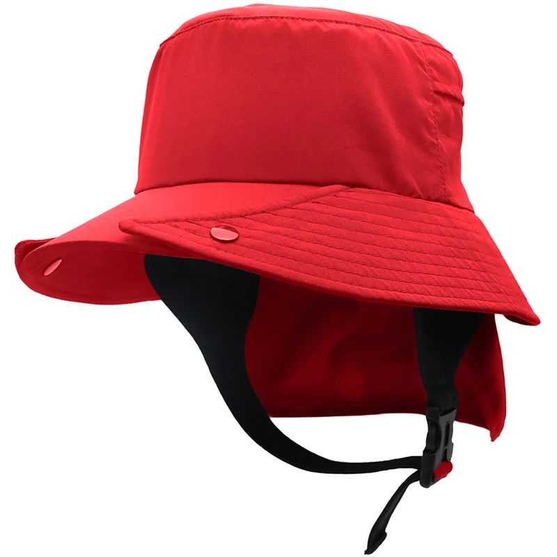 Surf Indo Surfing Backet Hat With Chin Strap Kitesurf Cap Fisherman Water Sport Sun Men Women Unisex Protect Ears - Image 3